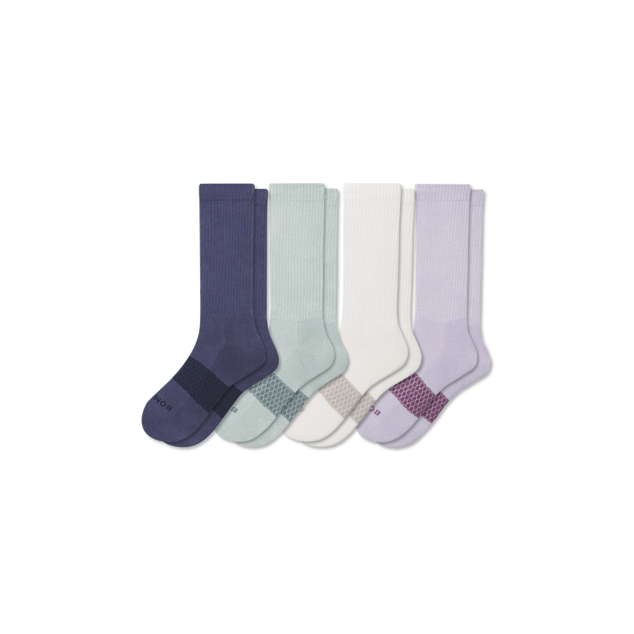 Women's Solids Calf Sock 4-Pack O1