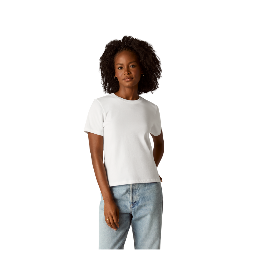 Women's Pima Cotton Crew Neck T-Shirt N5