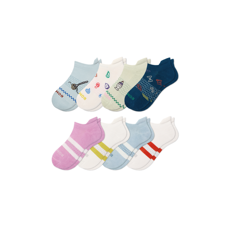 Youth Ankle Sock 8-Pack B7